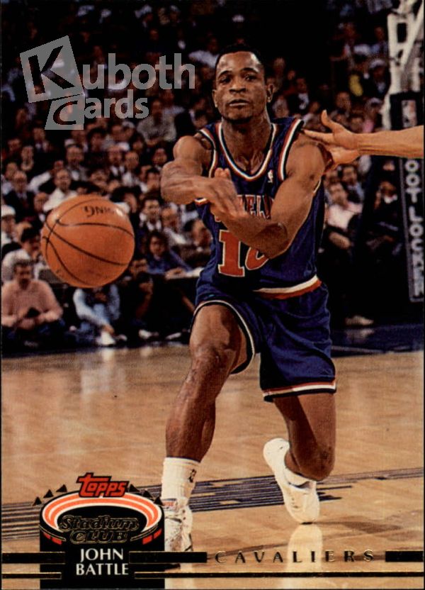 NBA 1992-93 Stadium Club - No 112 - John Battle