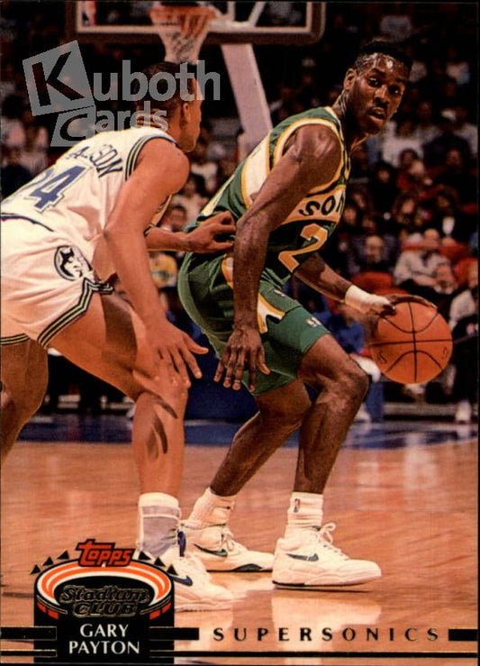 NBA 1992-93 Stadium Club - No 124 - Gary Payton