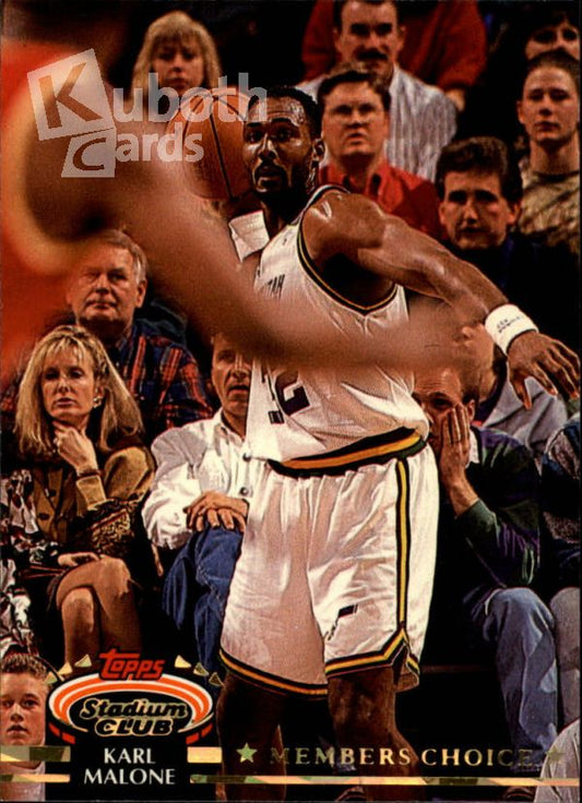 NBA 1992-93 Stadium Club - No. 205 - Karl Malone