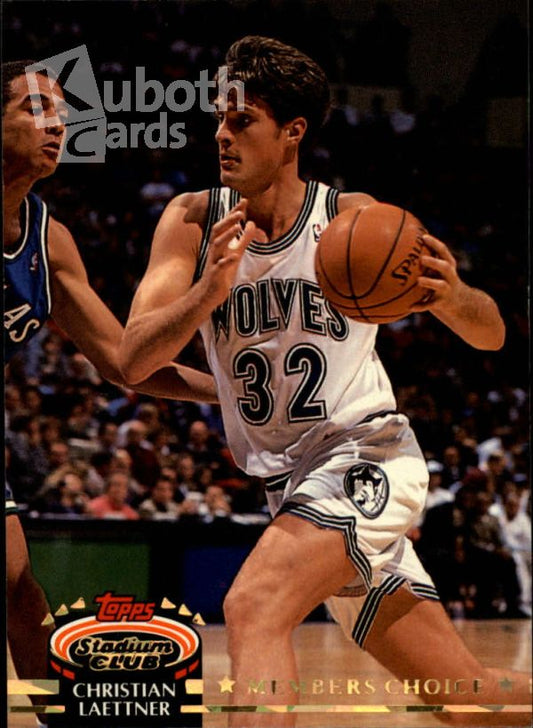 NBA 1992-93 Stadium Club - No. 206 - Christian Laettner