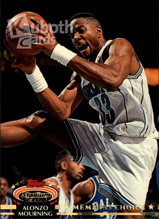 NBA 1992-93 Stadium Club - No 209 - Alonzo Mourning