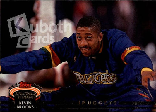 NBA 1992-93 Stadium Club - No. 215 - Kevin Brooks