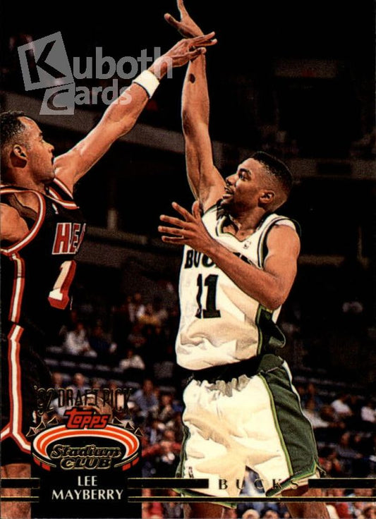 NBA 1992-93 Stadium Club - No. 221 - Lee Mayberry