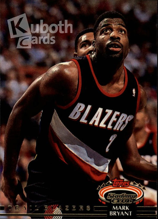 NBA 1992-93 Stadium Club - No. 222 - Mark Bryant