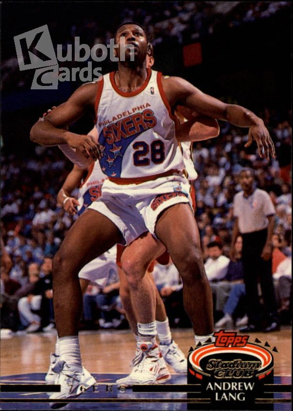 NBA 1992-93 Stadium Club - No 230 - Andrew Lang