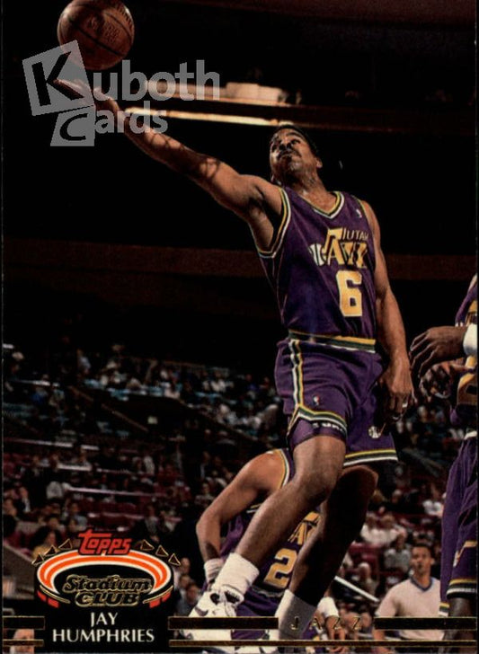 NBA 1992-93 Stadium Club - No. 240 - Jay Humphries