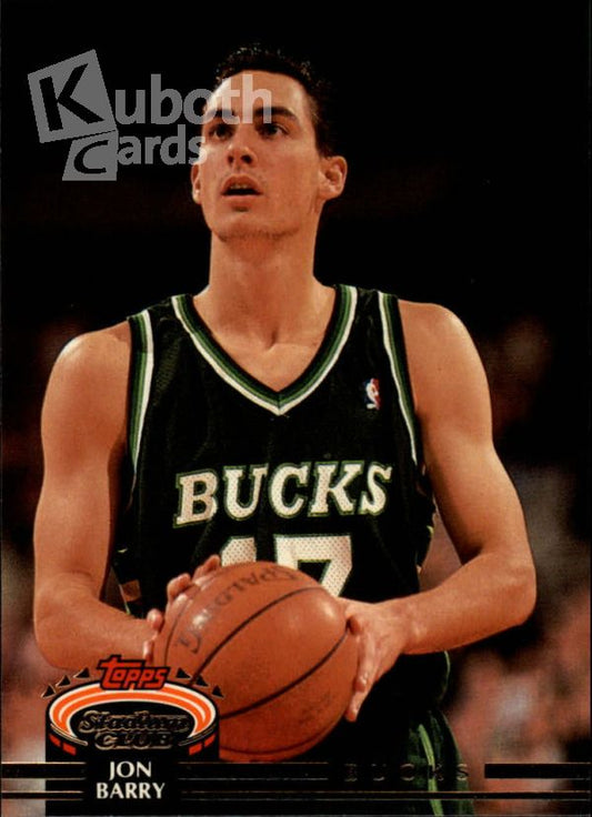 NBA 1992-93 Stadium Club - No. 244 - Jon Barry