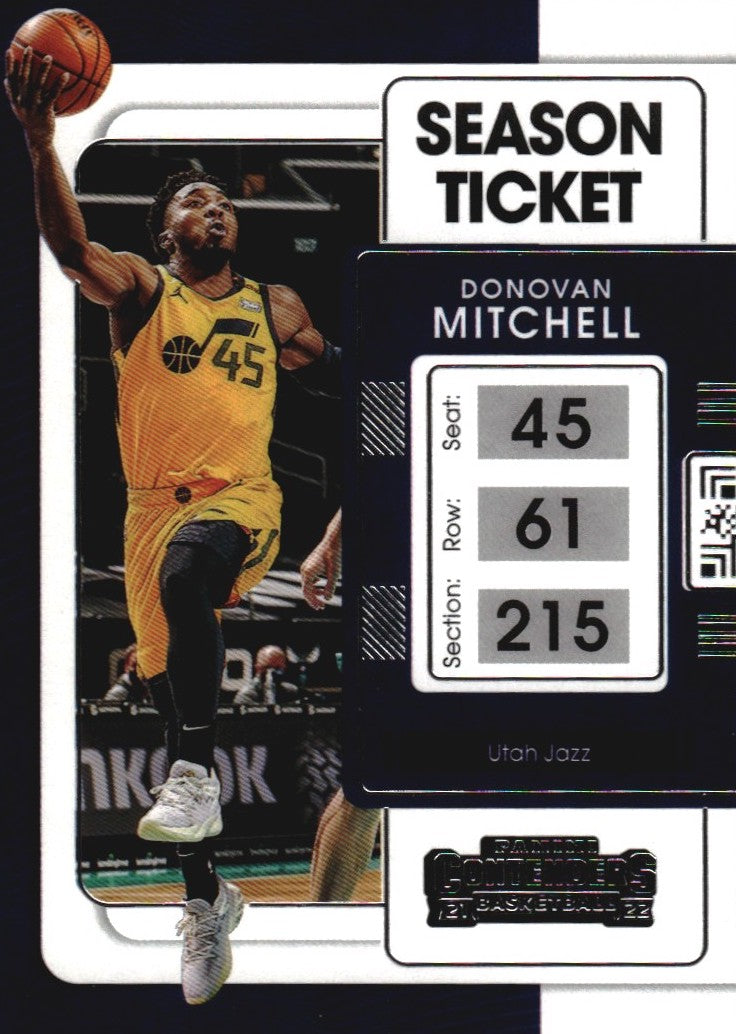 NBA 2021-22 Panini Contenders - No 41 - Donovan Mitchell