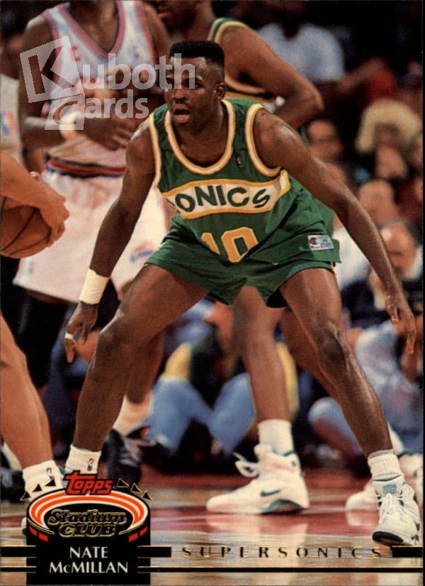 NBA 1992-93 Stadium Club - No. 246 - Nate McMillan