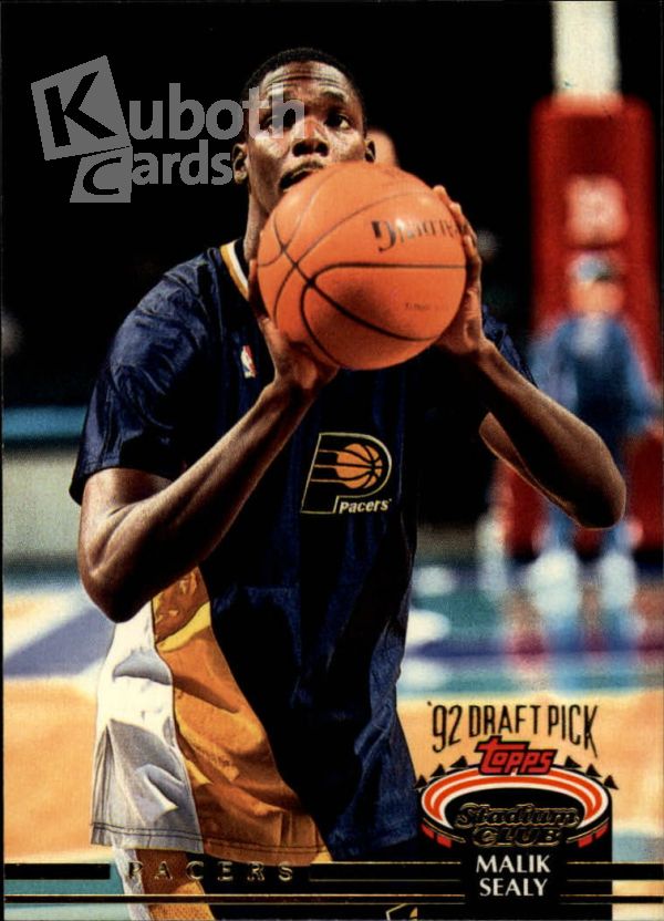 NBA 1992-93 Stadium Club - No. 254 - Malik Sealy