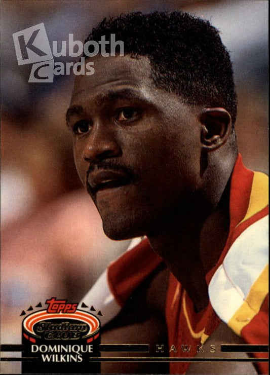 NBA 1992-93 Stadium Club - No. 260 - Dominique Wilkins