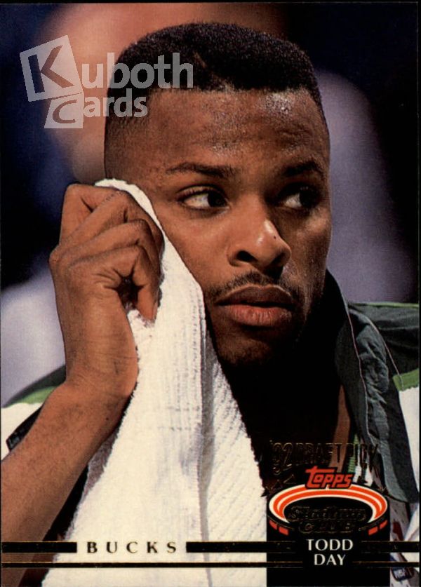 NBA 1992-93 Stadium Club - No 263 - Todd Day