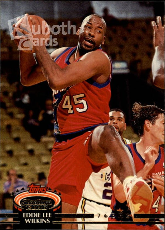 NBA 1992-93 Stadium Club - No. 266 - Eddie Lee Wilkins