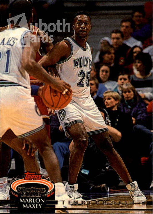 NBA 1992-93 Stadium Club - No. 278 - Marlon Maxey