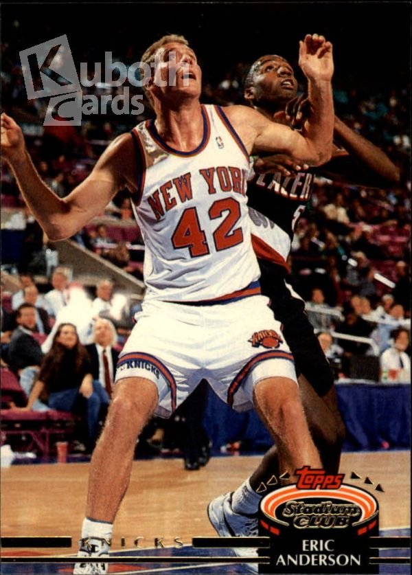 NBA 1992-93 Stadium Club - No. 286 - Eric Anderson