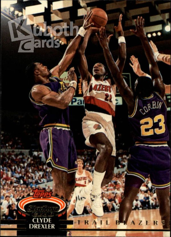 NBA 1992-93 Stadium Club - No. 287 - Clyde Drexler