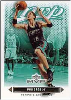 NBA 2003 / 04 Upper Deck MVP - No 79 - Pau Gasol