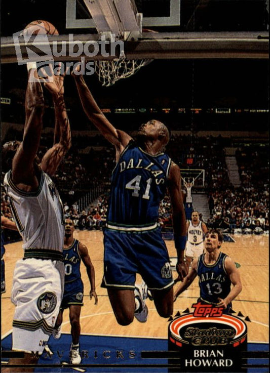 NBA 1992-93 Stadium Club - No 295 - Brian Howard