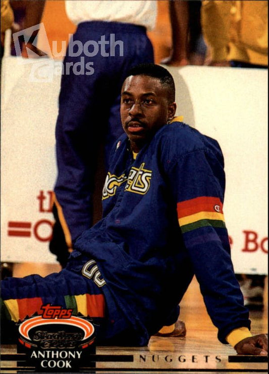 NBA 1992-93 Stadium Club - No. 303 - Anthony Cook