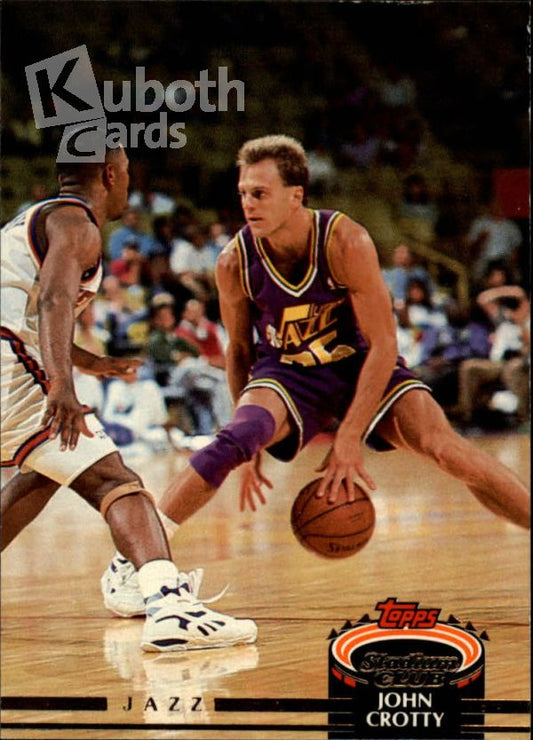 NBA 1992-93 Stadium Club - No. 305 - John Crotty