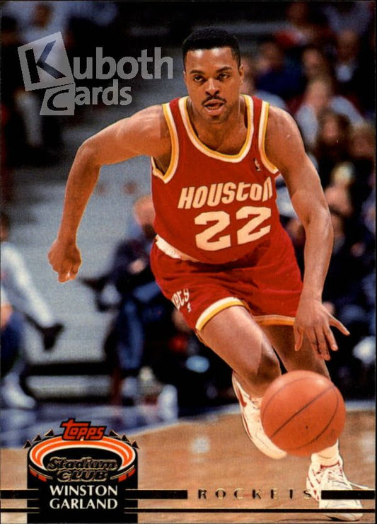 NBA 1992-93 Stadium Club - No. 308 - Winston Garland