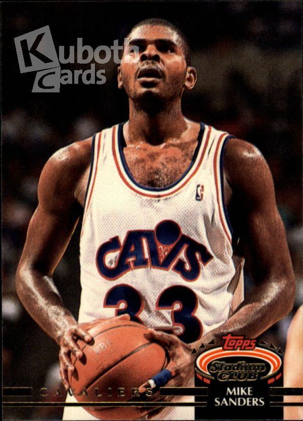 NBA 1992-93 Stadium Club - No. 315 - Mike Sanders