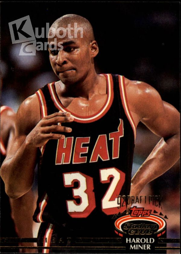 NBA 1992-93 Stadium Club - No. 317 - Harold Miner