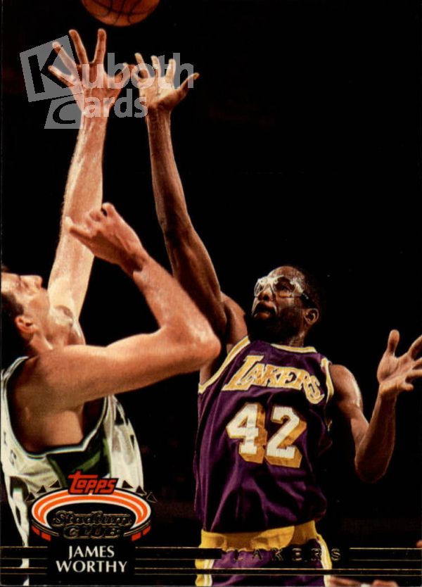 NBA 1992-93 Stadium Club - No 327 - James Worthy