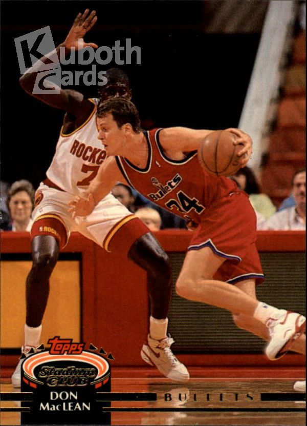 NBA 1992-93 Stadium Club - No 330 - Don Maclean