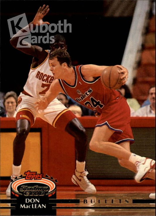 NBA 1992-93 Stadium Club - No. 330 - Don Maclean