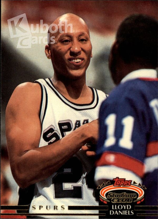 NBA 1992-93 Stadium Club - No. 334 - Lloyd Daniels