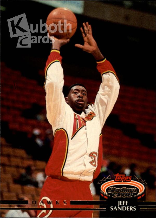 NBA 1992-93 Stadium Club - No 336 - Jeff Sanders