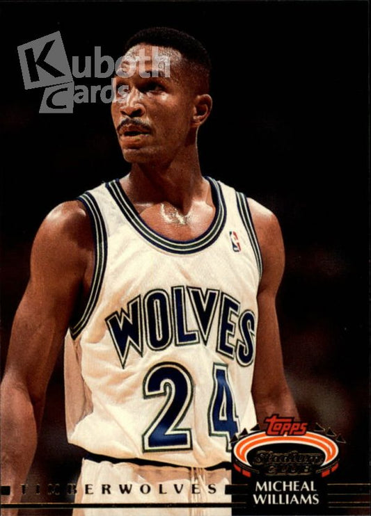 NBA 1992-93 Stadium Club - No. 338 - Michael Williams