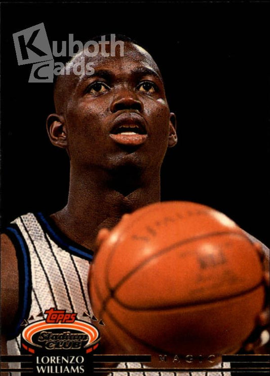 NBA 1992-93 Stadium Club - No. 339 - Lorenzo Williams