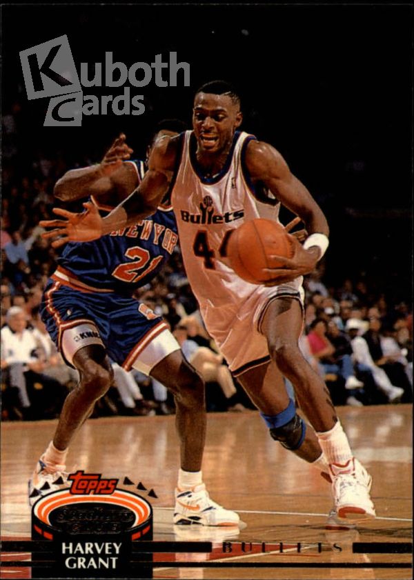 NBA 1992-93 Stadium Club - No. 340 - Harvey Grant