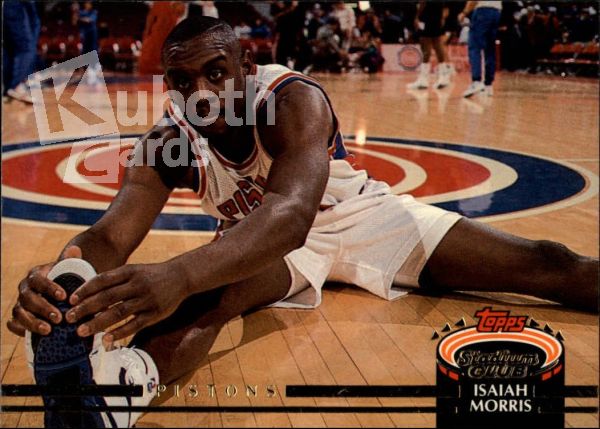 NBA 1992-93 Stadium Club - No. 345 - Isaiah Morris