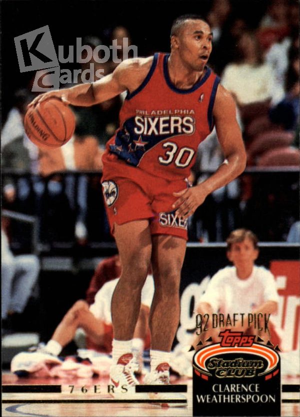 NBA 1992-93 Stadium Club - No. 346 - Clearence Weatherspoon