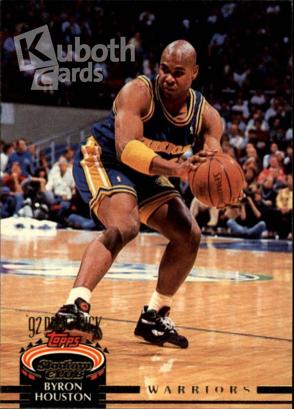 NBA 1992-93 Stadium Club - No. 350 - Byron Houston