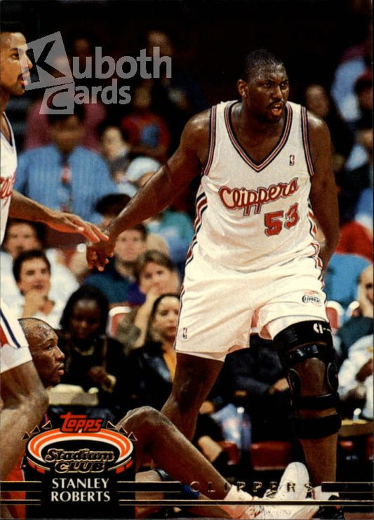 NBA 1992-93 Stadium Club - No. 351 - Stanley Roberts