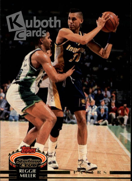 NBA 1992-93 Stadium Club - No. 357 - Reggie Miller