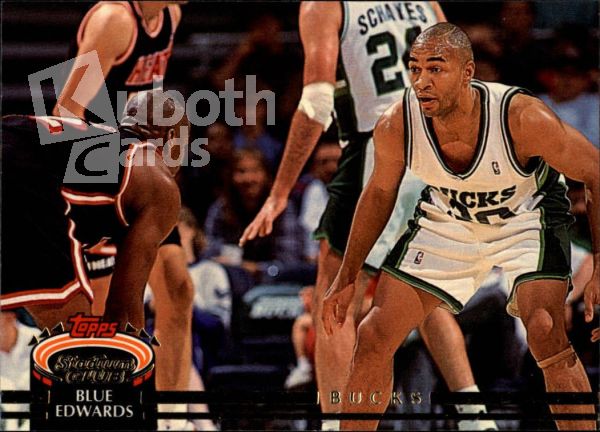 NBA 1992-93 Stadium Club - No. 358 - Blue Edwards