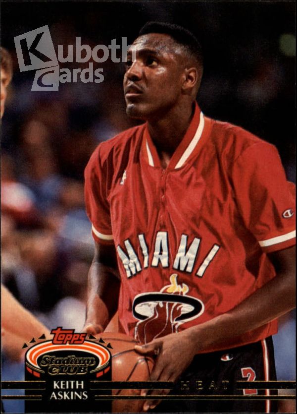 NBA 1992-93 Stadium Club - No. 369 - Keith Askins