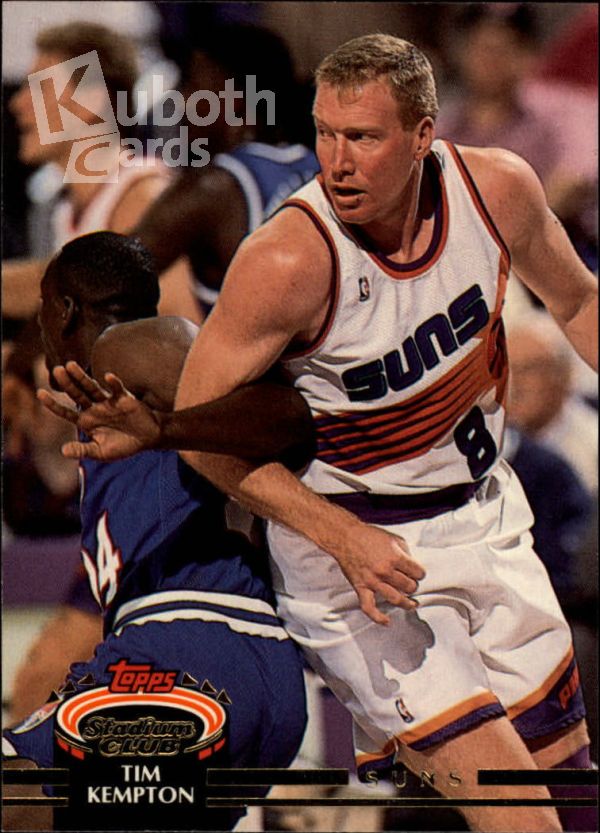 NBA 1992-93 Stadium Club - No. 373 - Tim Kempton