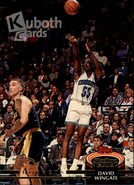 NBA 1992-93 Stadium Club - No. 378 - David Wingate