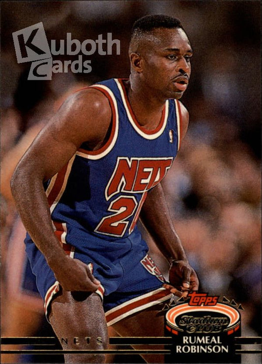 NBA 1992-93 Stadium Club - No. 380 - Rumeal Robinson