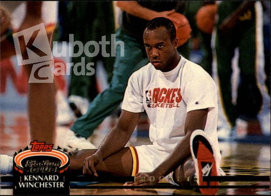 NBA 1992-93 Stadium Club - No. 381 - Kennard Winchester