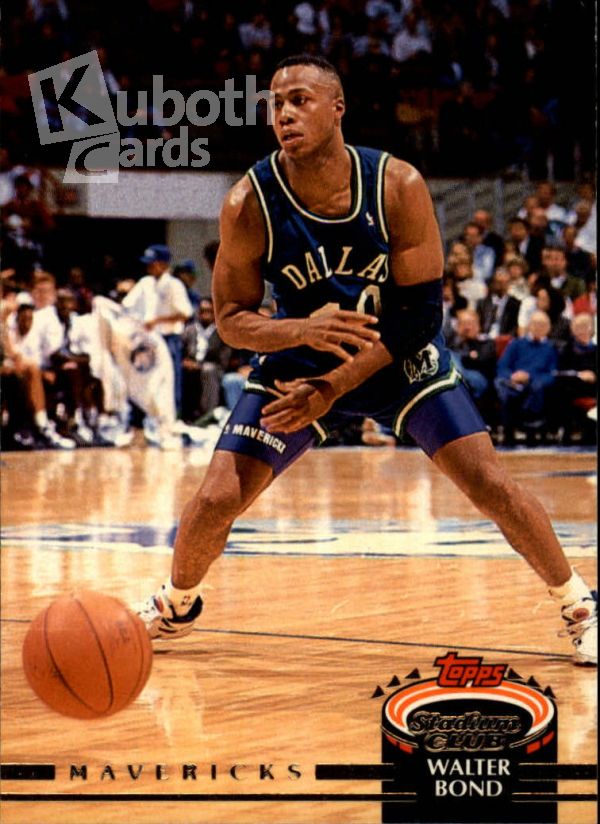 NBA 1992-93 Stadium Club - No. 382 - Walter Bond