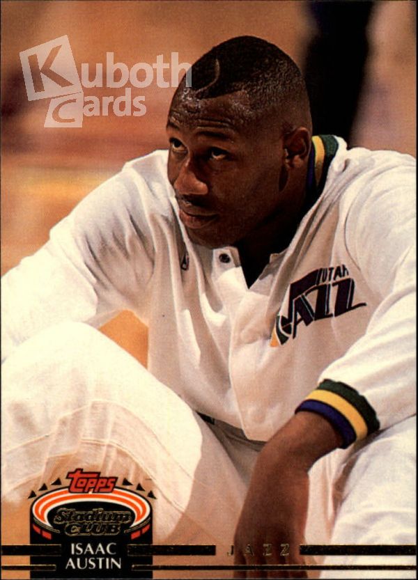 NBA 1992-93 Stadium Club - No. 383 - Isaac Austin