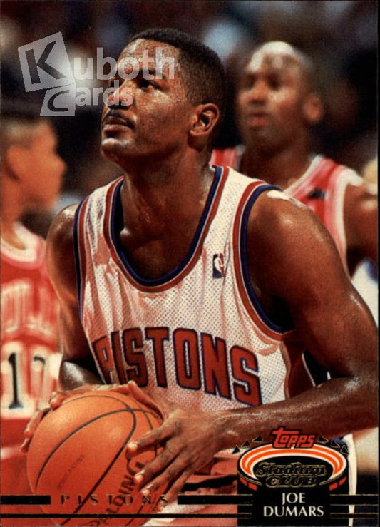 NBA 1992-93 Stadium Club - No. 386 - Joe Dumars