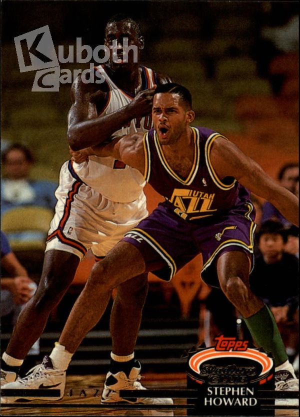 NBA 1992-93 Stadium Club - No. 388 - Stephen Howard